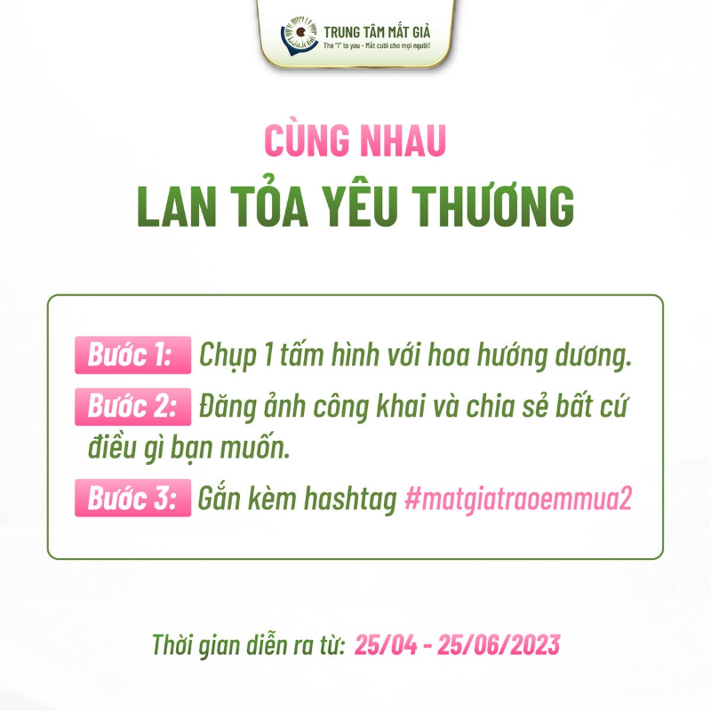 Mắt Giả Trao Em Mùa 2 khởi nguồn hy vọng cho cộng đồng khiếm khuyết mắt