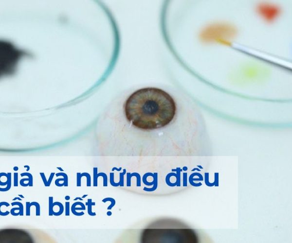 Con mắt giả được tạo hình để phục hình mắt giả