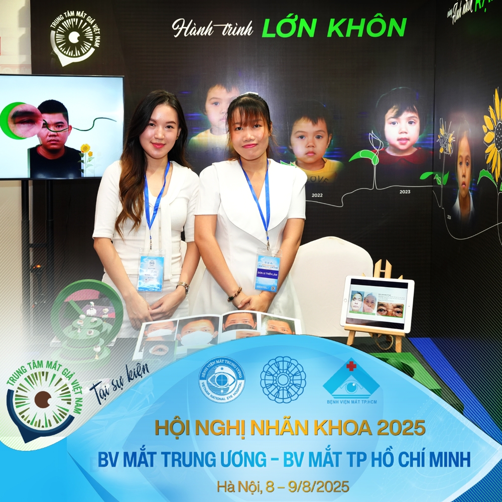 Trung Tâm Mắt Giả Việt Nam báo cáo chuyên sâu về Phục hình mắt trẻ em tại tại Hội nghị Nhãn Khoa Việt Nam 2025