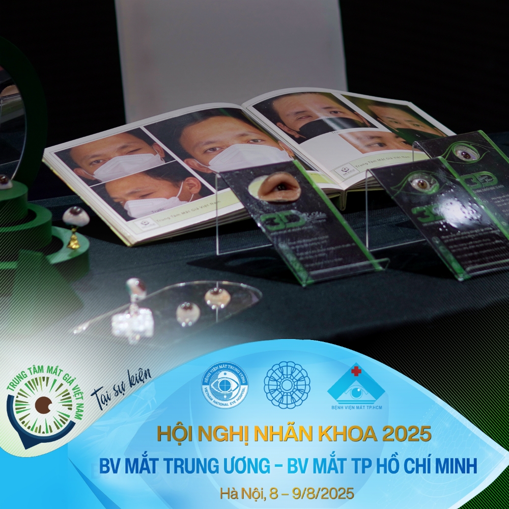 Trung Tâm Mắt Giả Việt Nam báo cáo chuyên sâu về Phục hình mắt trẻ em tại tại Hội nghị Nhãn Khoa Việt Nam 2025
