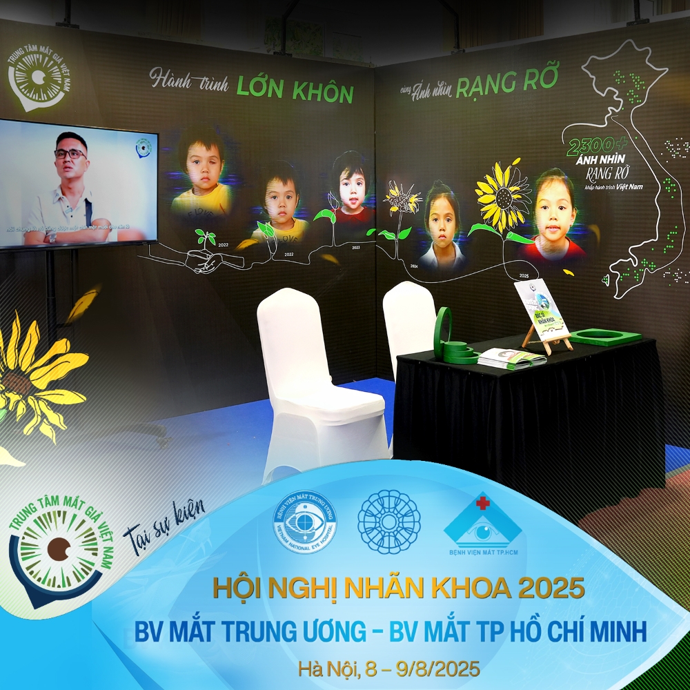 Trung Tâm Mắt Giả Việt Nam báo cáo chuyên sâu về Phục hình mắt trẻ em tại tại Hội nghị Nhãn Khoa Việt Nam 2025