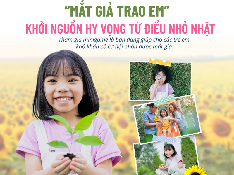 Tổng kết chương trình Mắt Giả Trao Em của Trung Tâm Mắt Giả Việt Nam
