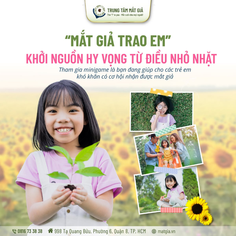 Tổng kết chương trình Mắt Giả Trao Em của Trung Tâm Mắt Giả Việt Nam